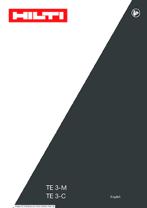 Młotowiertarki Hilti TE 3-C