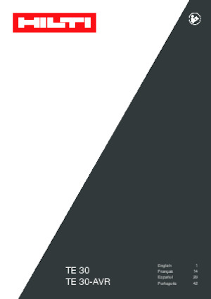 Młotowiertarki Hilti TE 30