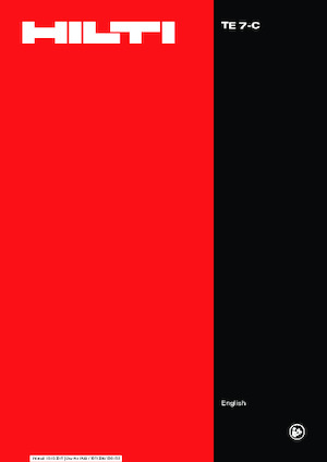 Młotowiertarki Hilti TE 7-C 