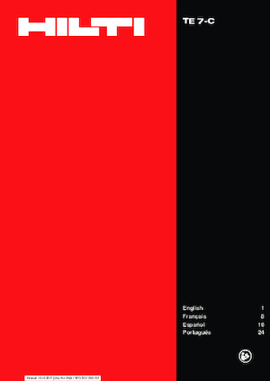 Młotowiertarki Hilti TE 7-C 