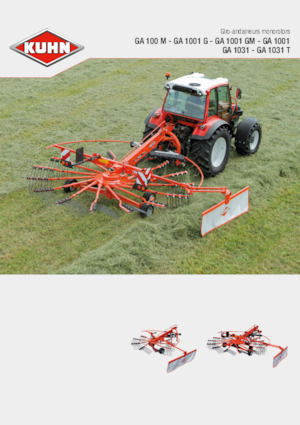 Zgrabiarki rotorowe Kuhn GA 4201