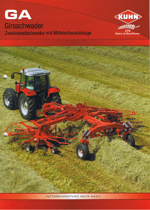 Zgrabiarki rotorowe Kuhn GA 7301