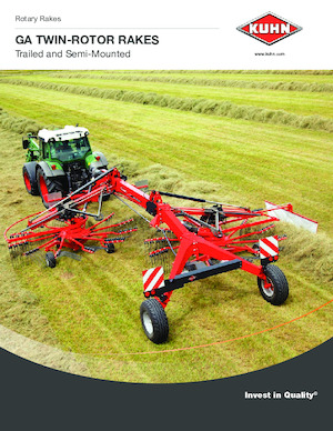 Zgrabiarki rotorowe Kuhn GA 8121