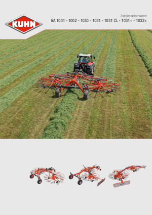 Zgrabiarki rotorowe Kuhn GA 8830