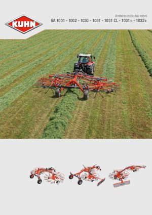 Zgrabiarki rotorowe Kuhn GA 8830