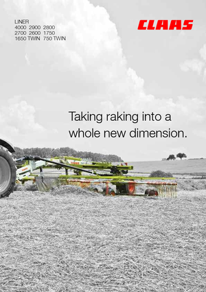 Zgrabiarki rotorowe Claas Liner 2600