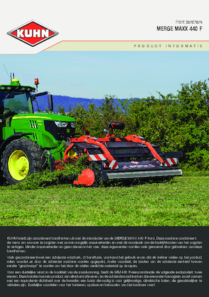 Zgrabiarki rotorowe Kuhn Merge Maxx 442 F 