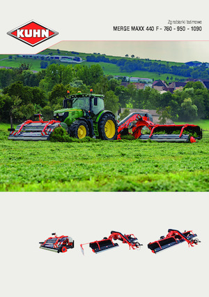 Zgrabiarki rotorowe Kuhn Merge Maxx 762