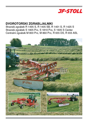 Zgrabiarki rotorowe JF-Stoll R 1410 SB
