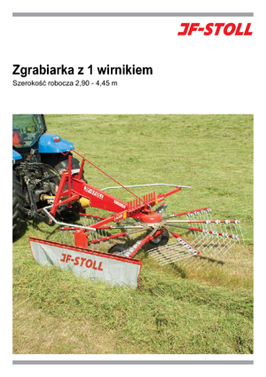 Zgrabiarki rotorowe JF-Stoll R 285 DS