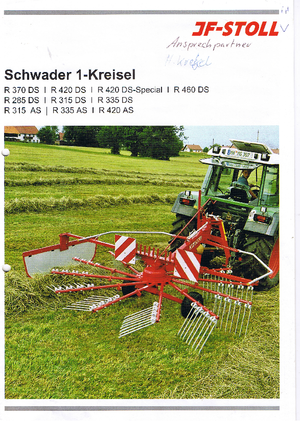 Zgrabiarki rotorowe JF-Stoll R 420 DS Special