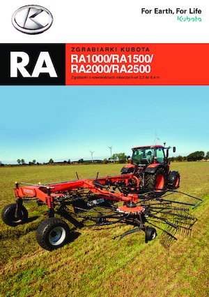 Zgrabiarki rotorowe Kubota RA2071T Evo (Plus)