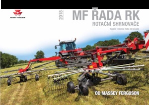 Zgrabiarki rotorowe Massey Ferguson RK672 SD-TRC