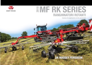 Zgrabiarki rotorowe Massey Ferguson RK672 SD-TRC
