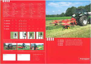 Zgrabiarki rotorowe Fransgard TI 5000