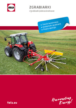 Zgrabiarki rotorowe Fella TS 456 DN