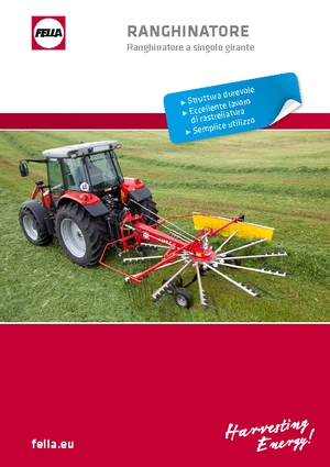 Zgrabiarki rotorowe Fella TS 456 DN