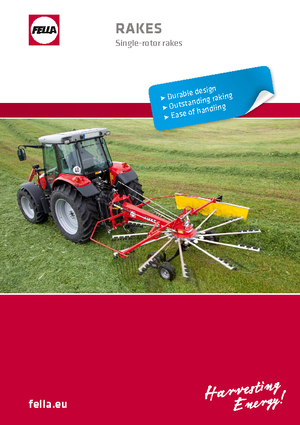 Zgrabiarki rotorowe Fella TS 456 T