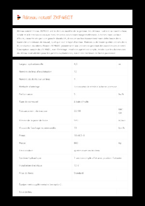 Zgrabiarki rotorowe Pronar ZKP 460T