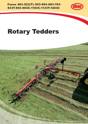 Przetrząsacze karuzelowe Vicon Fanex 763