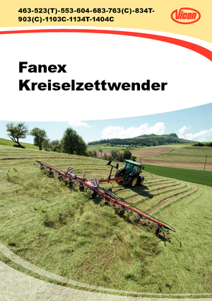 Przetrząsacze karuzelowe Vicon Fanex 604