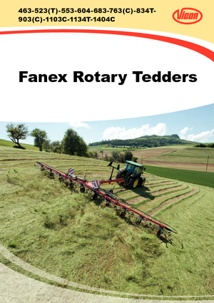 Przetrząsacze karuzelowe Vicon Fanex 604