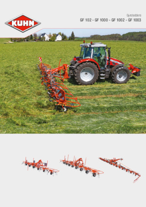 Przetrząsacze karuzelowe Kuhn GF 8700