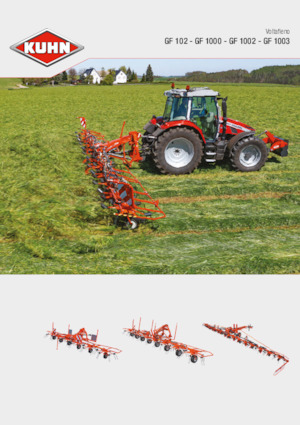 Przetrząsacze karuzelowe Kuhn GF 8700