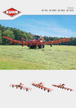 Przetrząsacze karuzelowe Kuhn GF 872