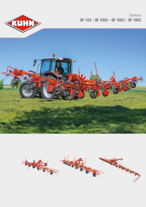 Przetrząsacze karuzelowe Kuhn GF 872