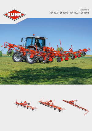 Przetrząsacze karuzelowe Kuhn GF 872