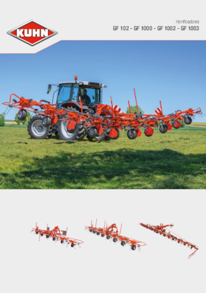 Przetrząsacze karuzelowe Kuhn GF 872