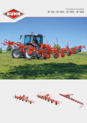 Przetrząsacze karuzelowe Kuhn GF 872