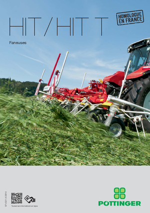 Przetrząsacze karuzelowe Pöttinger Hit 8.91