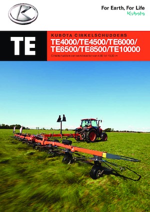 Przetrząsacze karuzelowe Kubota TE10514C