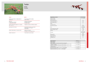 Przetrząsacze karuzelowe Fella TH 540 T Hydro