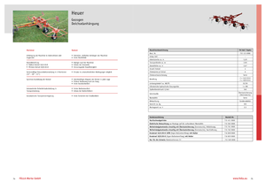 Przetrząsacze karuzelowe Fella TH 540 T Hydro