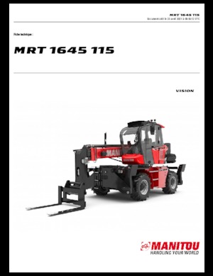 Ładowarka teleskopowa obrotowa Manitou MRT 1645-400  115 D