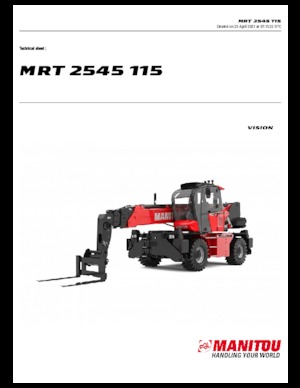 Ładowarka teleskopowa obrotowa Manitou MRT 2545-400 115 D