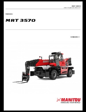 Ładowarka teleskopowa obrotowa Manitou MRT 3570-360 210 Y