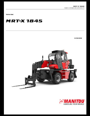 Ładowarka teleskopowa obrotowa Manitou MRT-X 1845