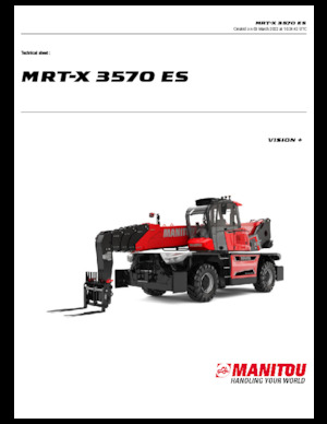 Ładowarka teleskopowa obrotowa Manitou MRT-X 3570 ES