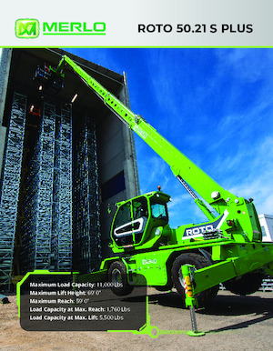Ładowarka teleskopowa obrotowa Merlo Roto 50.21 S PLUS