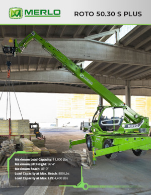 Ładowarka teleskopowa obrotowa Merlo Roto 50.30 S Plus