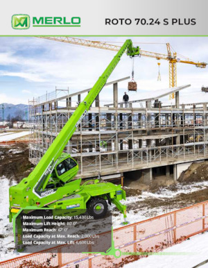 Ładowarka teleskopowa obrotowa Merlo Roto 70.24 S PLUS