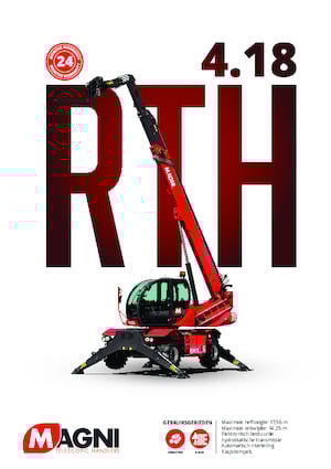 Ładowarka teleskopowa obrotowa MAGNI RTH 4.18 Smart