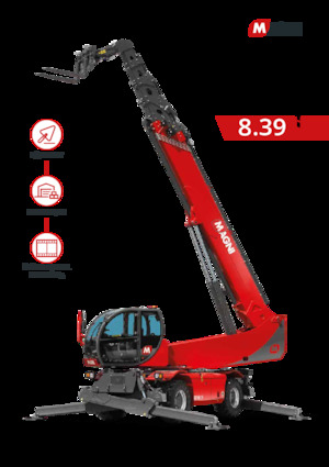 Ładowarka teleskopowa obrotowa MAGNI RTH 8.39