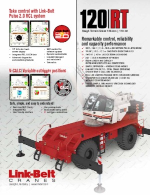 Żurawie terenowe Link-Belt 120 RT