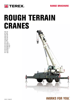 Żurawie terenowe Terex Bendini RC 45 (4x4x4)