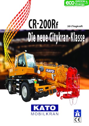 Żurawie terenowe Kato CR 200 Rf